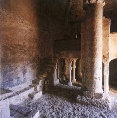 Interior del templo de San Baudelio de Berlanga